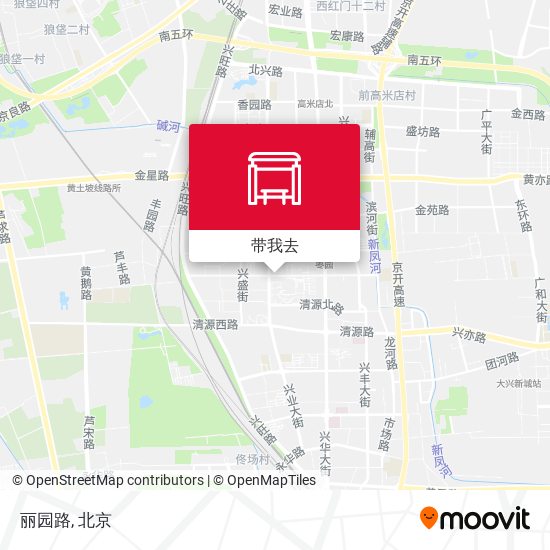 丽园路地图