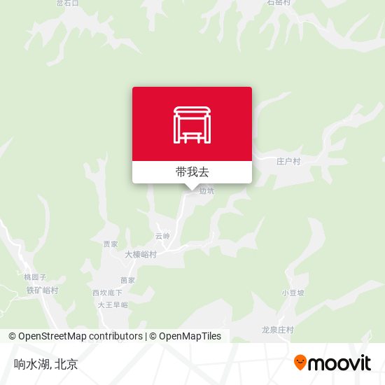 响水湖地图