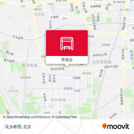 花乡桥西地图