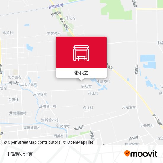 正耀路地图