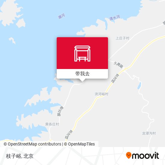 枝子峪地图