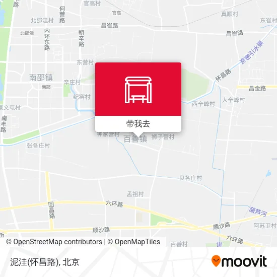 泥洼(怀昌路)地图