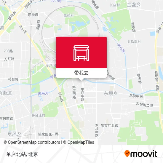 单店北站地图