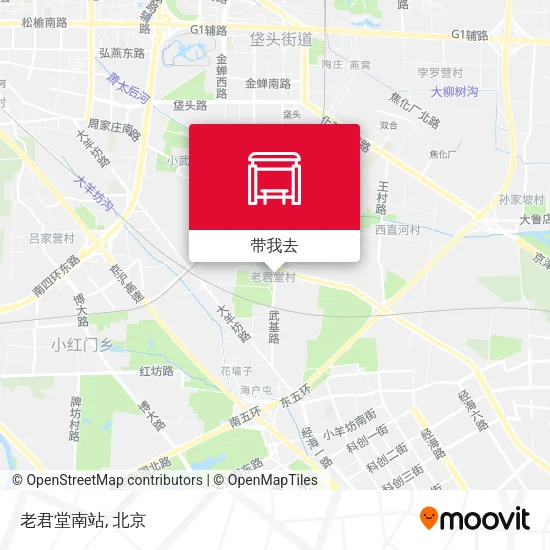 老君堂南站地图