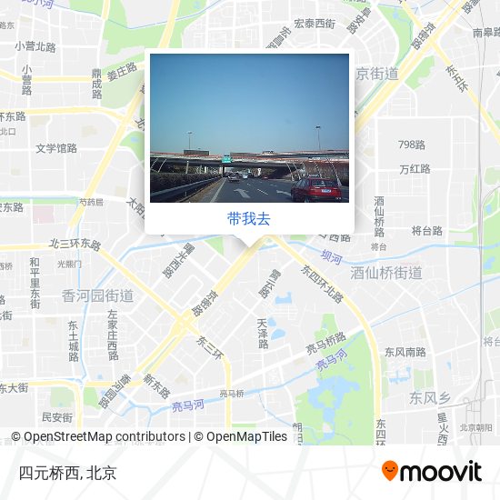 四元桥西地图