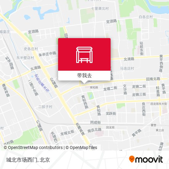城北市场西门地图