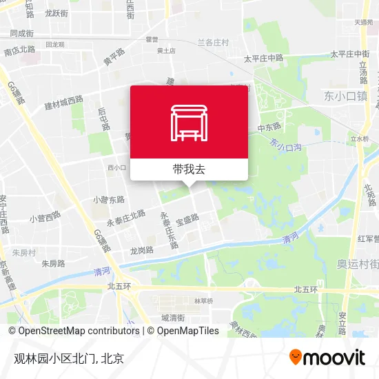 观林园小区北门地图