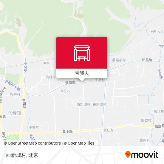 西新城村地图