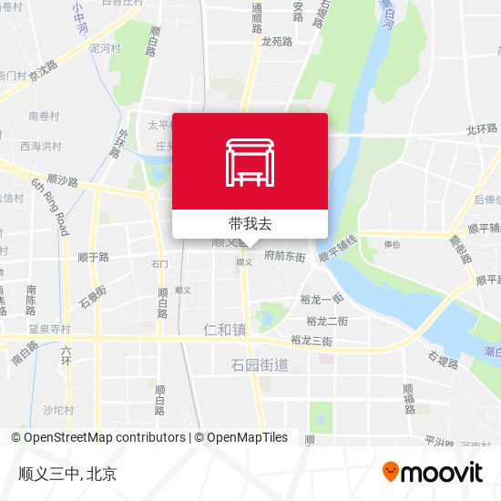 顺义三中地图