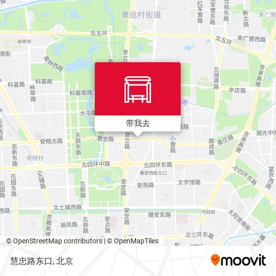 慧忠路东口地图