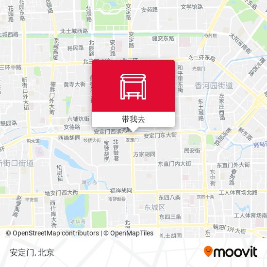 安定门地图