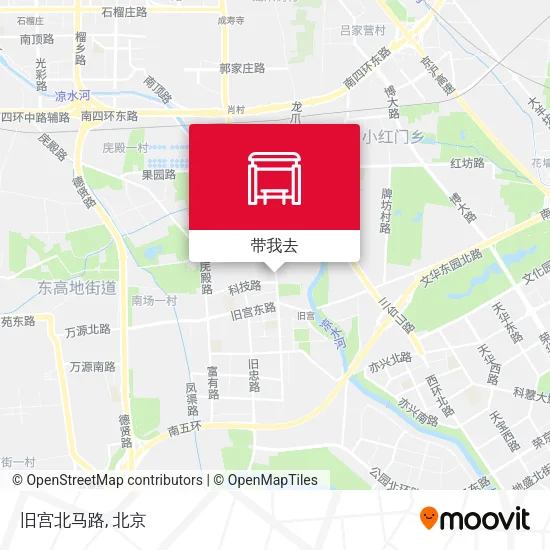旧宫北马路地图