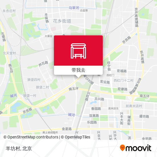 羊坊村地图