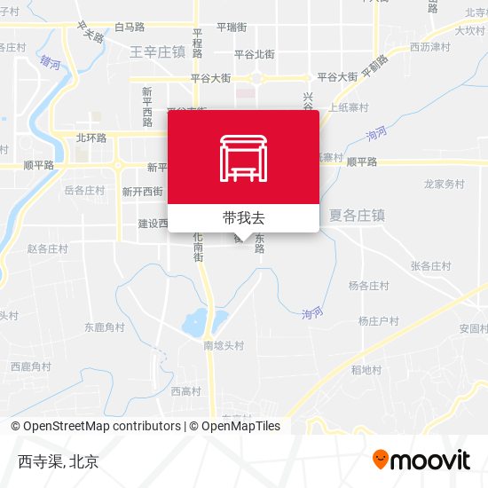 西寺渠地图