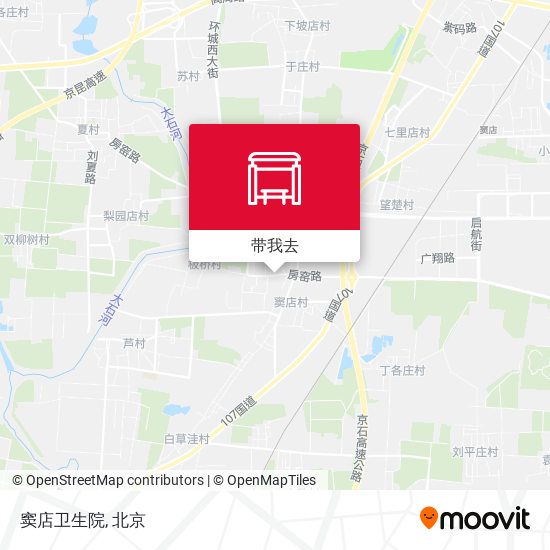 窦店卫生院地图