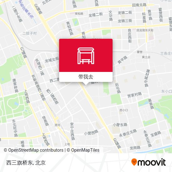 西三旗桥东地图