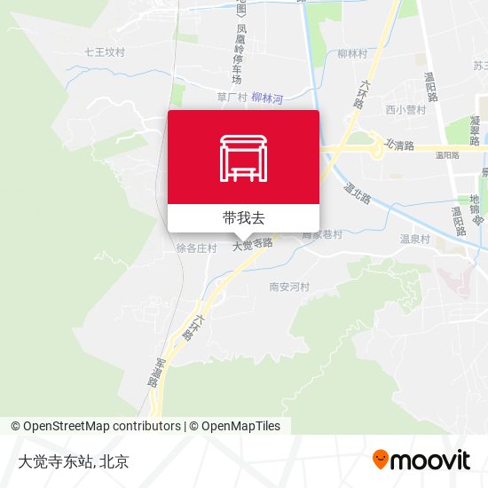 大觉寺东站地图