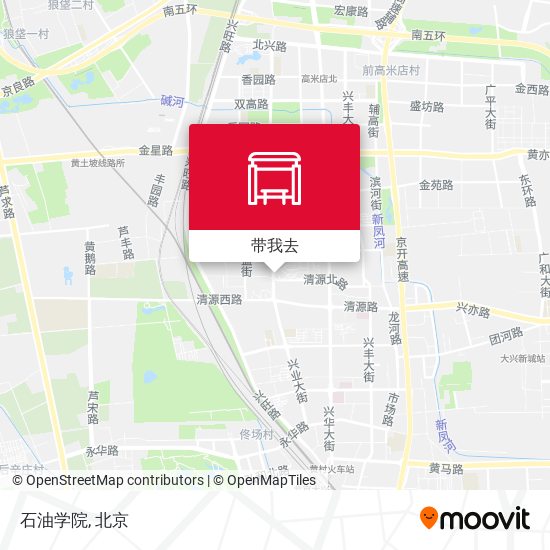 石油学院地图