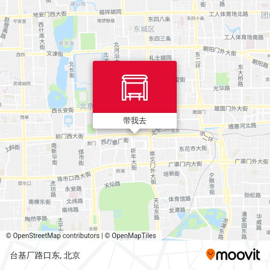 台基厂路口东地图