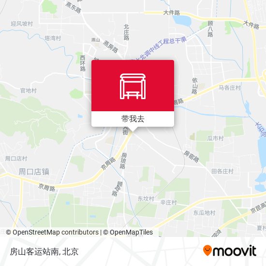 房山客运站南地图