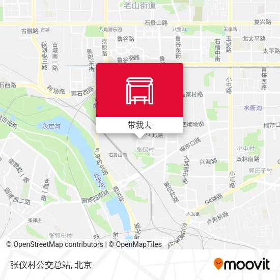 张仪村公交总站地图