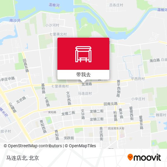 马连店北地图