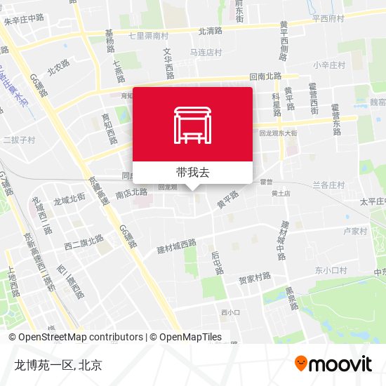 龙博苑一区地图
