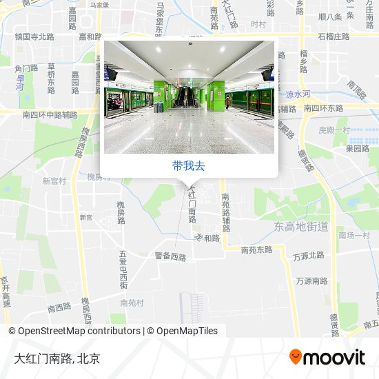 大红门南路地图