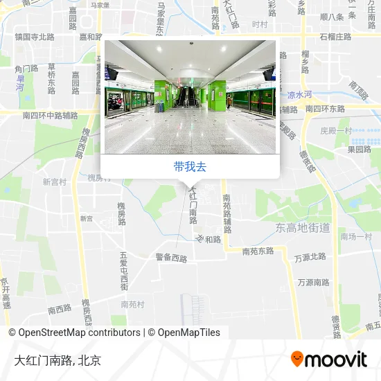 大红门南路地图