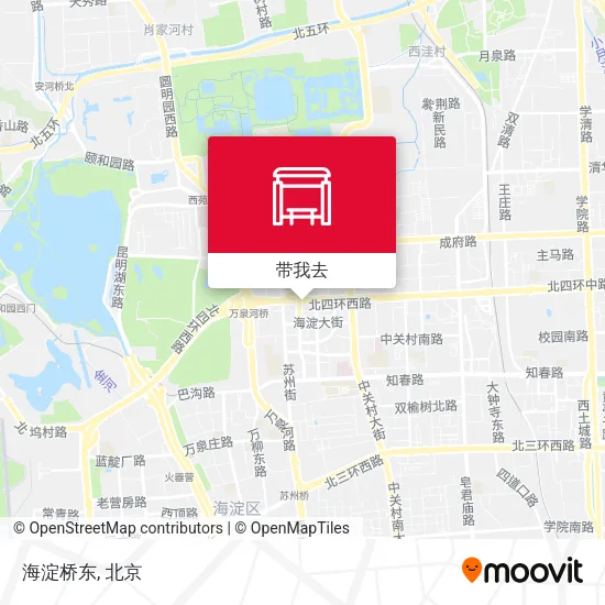 海淀桥东地图