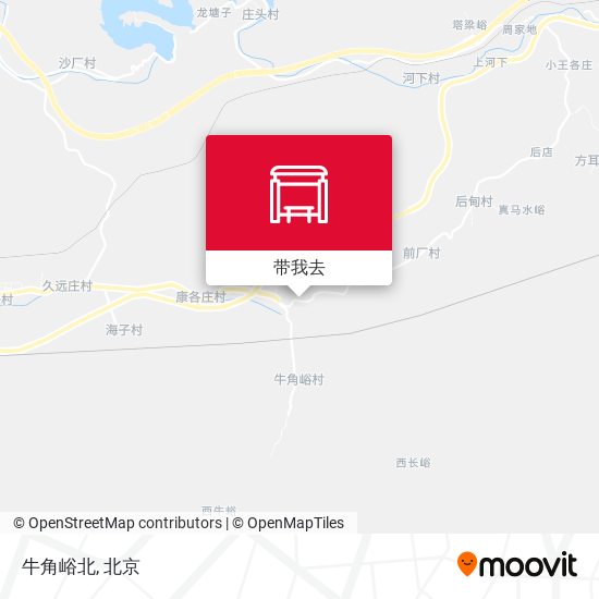 牛角峪北地图