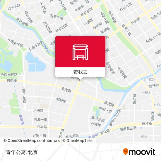 青年公寓地图