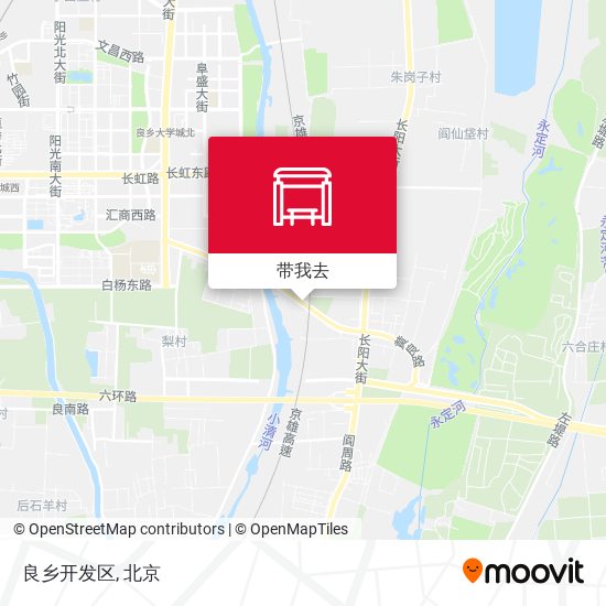 良乡开发区地图