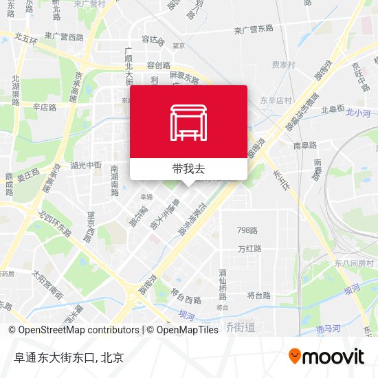 阜通东大街东口地图