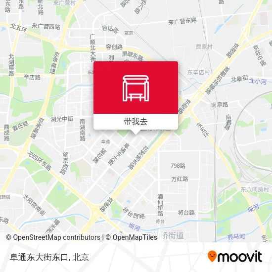 阜通东大街东口地图