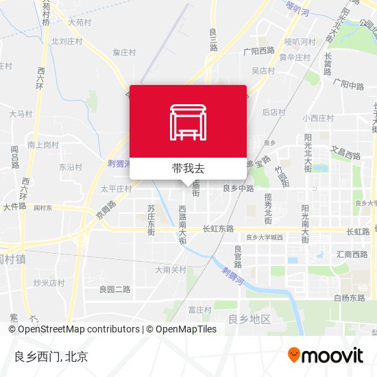 良乡西门地图