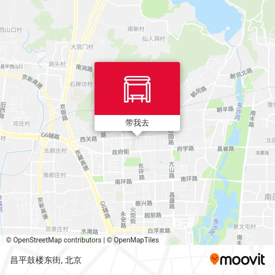 昌平鼓楼东街地图