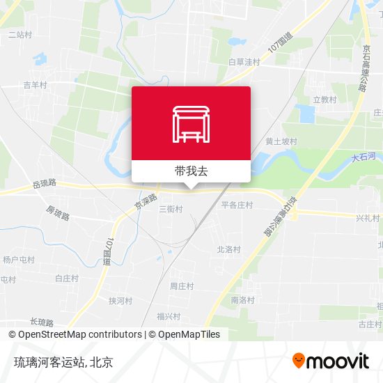 琉璃河客运站地图