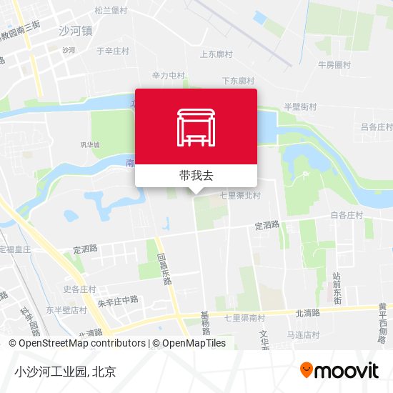 小沙河工业园地图