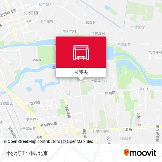 小沙河工业园地图