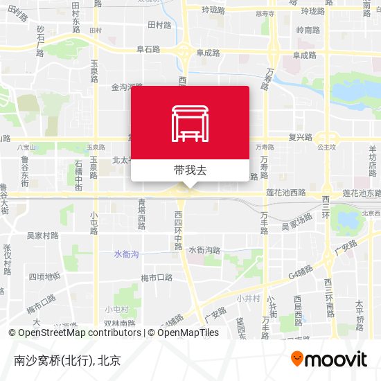 南沙窝桥(北行)地图