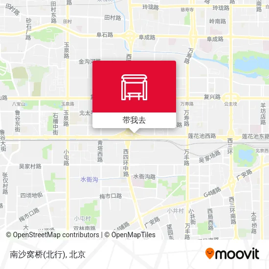 南沙窝桥(北行)地图