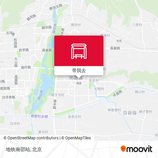 地铁南邵站地图