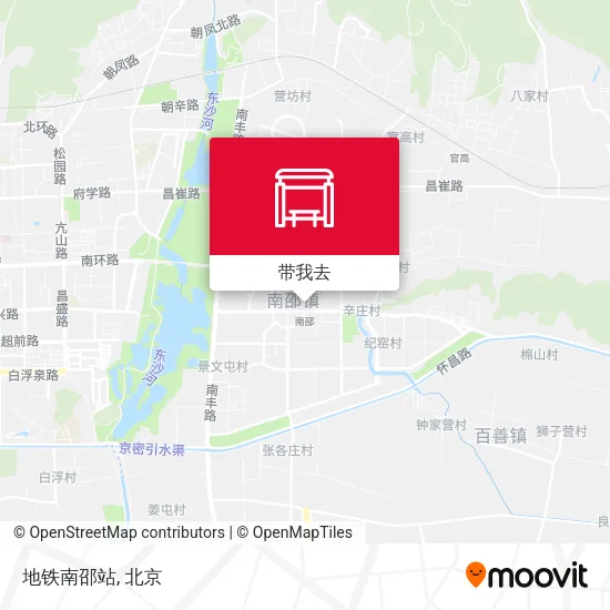 地铁南邵站地图