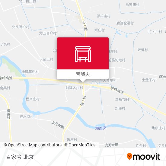百家湾地图
