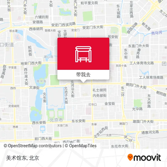 美术馆东地图