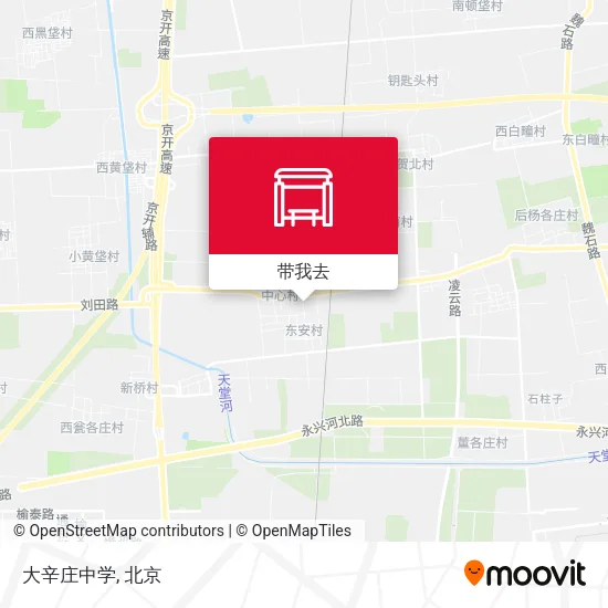 大辛庄中学地图
