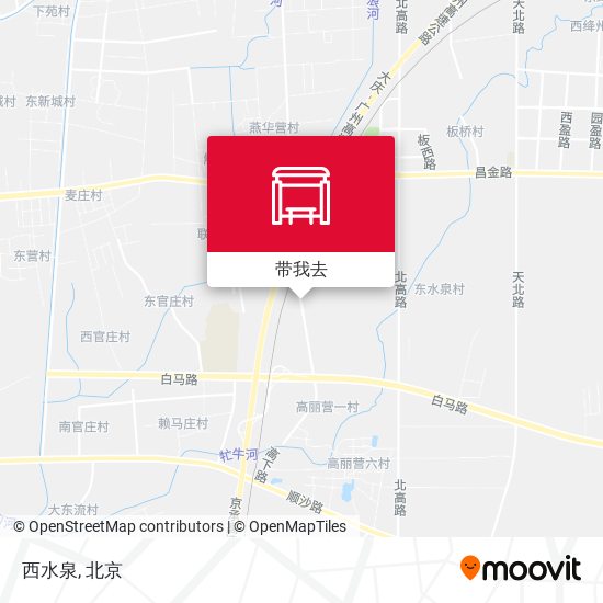 西水泉地图