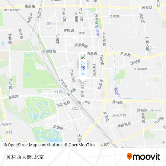 黄村西大街地图