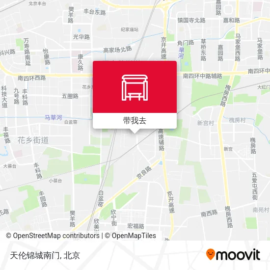 天伦锦城南门地图